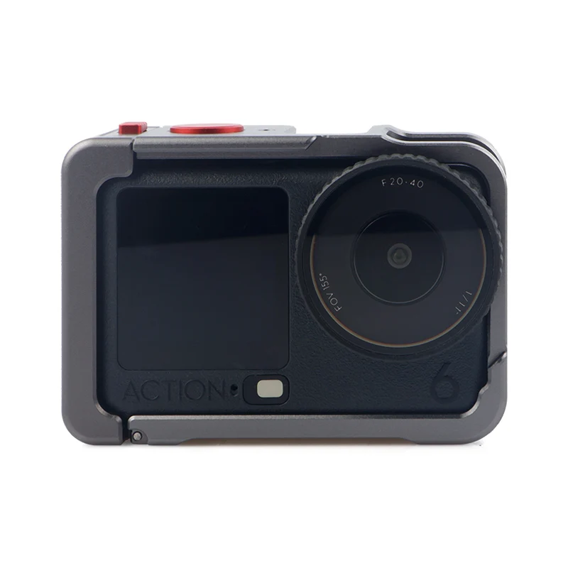 dji-osmo-action-6-カメラ用ストリートフォトグラフィーラビットケージメタル保護フレームクイックリリース拡張写真アクセサリー