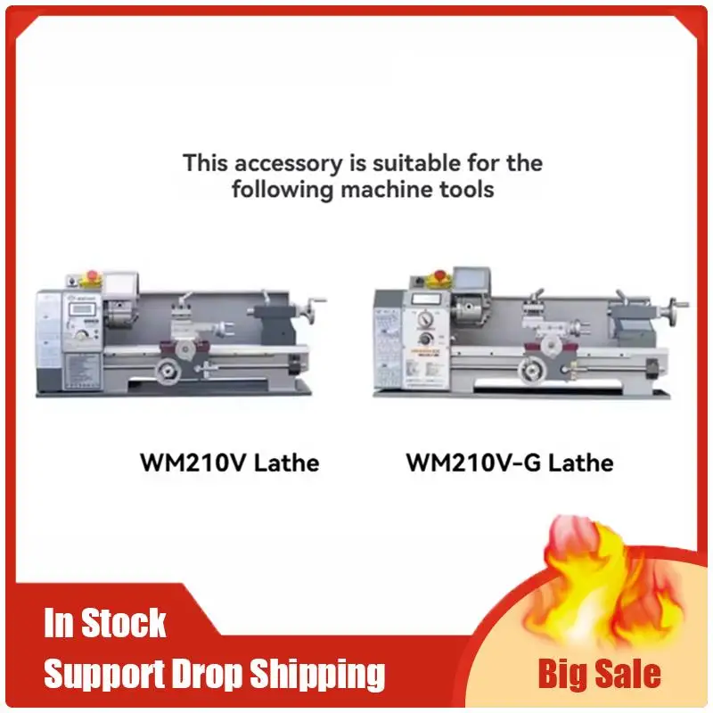 

A70U New WM210V Mini Lathe Center Frame Tool Holder Household Stable Woodworking Metal Lathe Bracket Accessories Tool