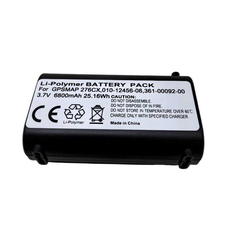 بطارية بديلة جديدة 3.7 فولت 6800 مللي أمبير للغارمين:010-12456-06,361-00092-00 GPSMAP 276Cx GPS الملاح