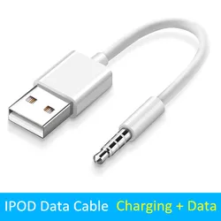 Compatible for Ipod SHUFFLE Data Cable USB Mp3 Charging 3, 4, 5, 6, 7Th Generation Charger Wire