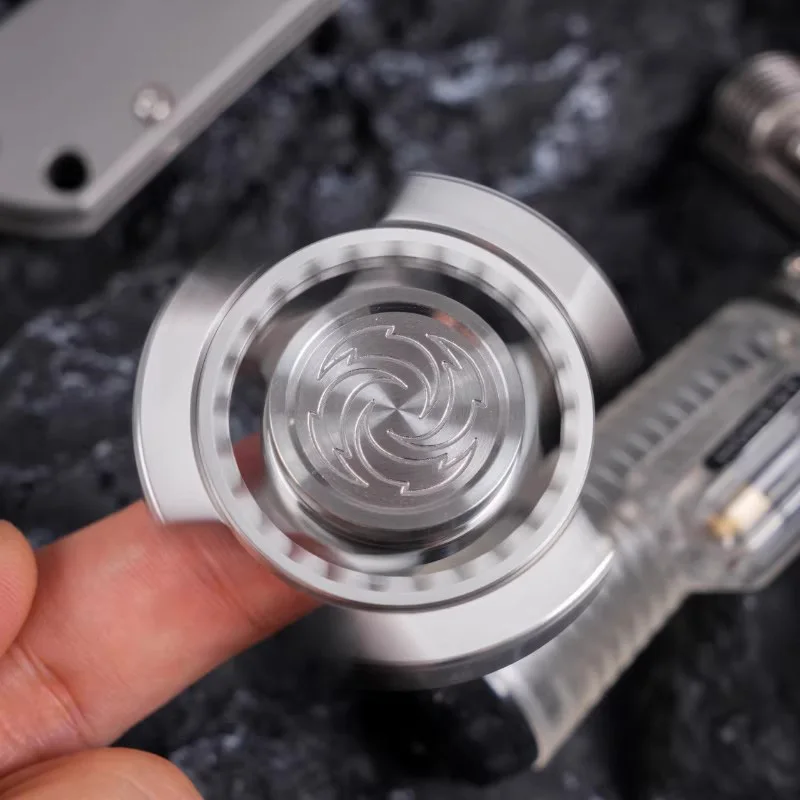 Vortex Gear フィジェットスピナー EDC ステンレス鋼 大人用ハンドスピナー フィジェットおもちゃ ADHD ツール オフィスデスク ストレス解消おもちゃ