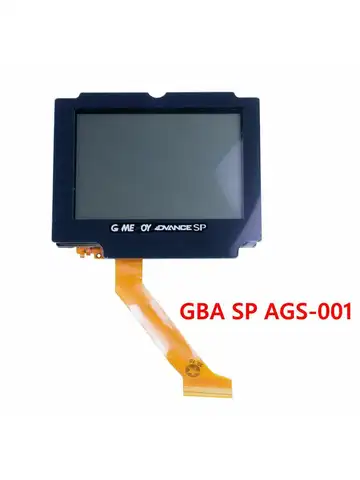 Top Screen Display Replacement For AGS 001 GBA SP AGS001 Gameboy Game Boy Advance LCD Lens Kit OEM Repair Parts Accessories