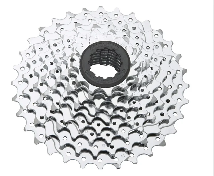 SRAM PG-950 CASSETTE 9-speed choice for lightweight, strength, and precise shifting Recommended Chains: