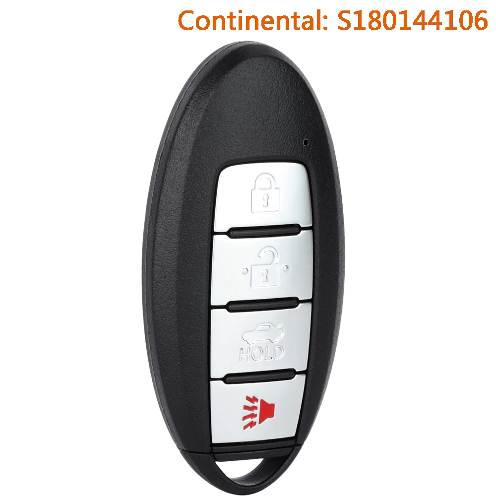 KEYECU S180144106 for Nissan Rogue 2014 2015 2016 2017 2018 X-Trail 2014 2015 2016 Smart Remote Key Fob KR5S180144106 4A Chip