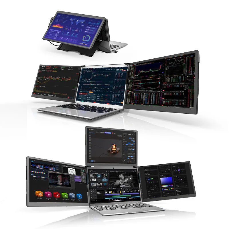 

Portable monitor first-line screen single and double screen three-screen laptop secondary screen expansion