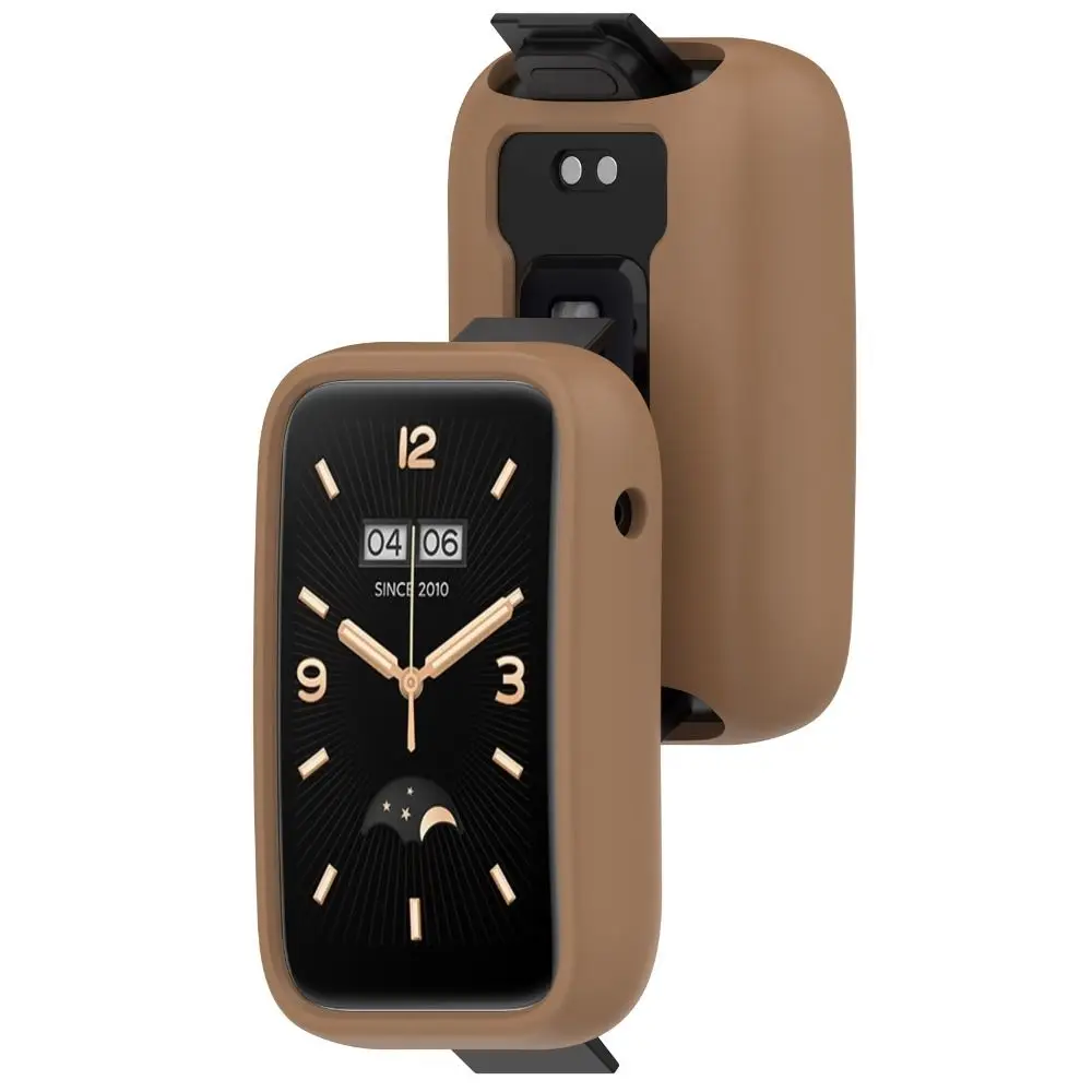 New Smartwatch Frame Pcreen Protector Silicone Protective Case Cover For Xiaomi Mi Band 7 Pro