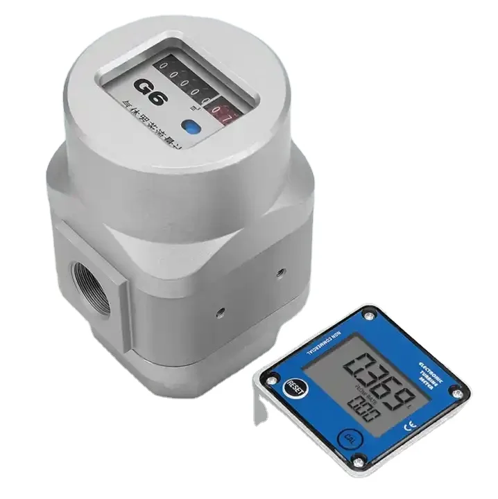 70kpa to 106kpa  Roots flow meter for oxygen nitrogen various gases electronic digital display