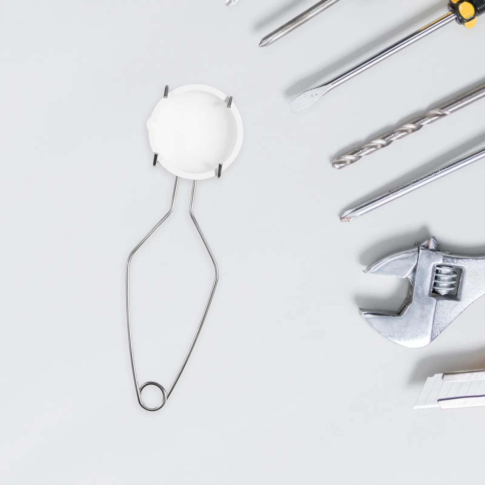 

1Set Metal Melting Kit Crucible Bowl and Heat Resistant Steel Tongs for Jewelry Casting Silver Melting Furnace Clamp
