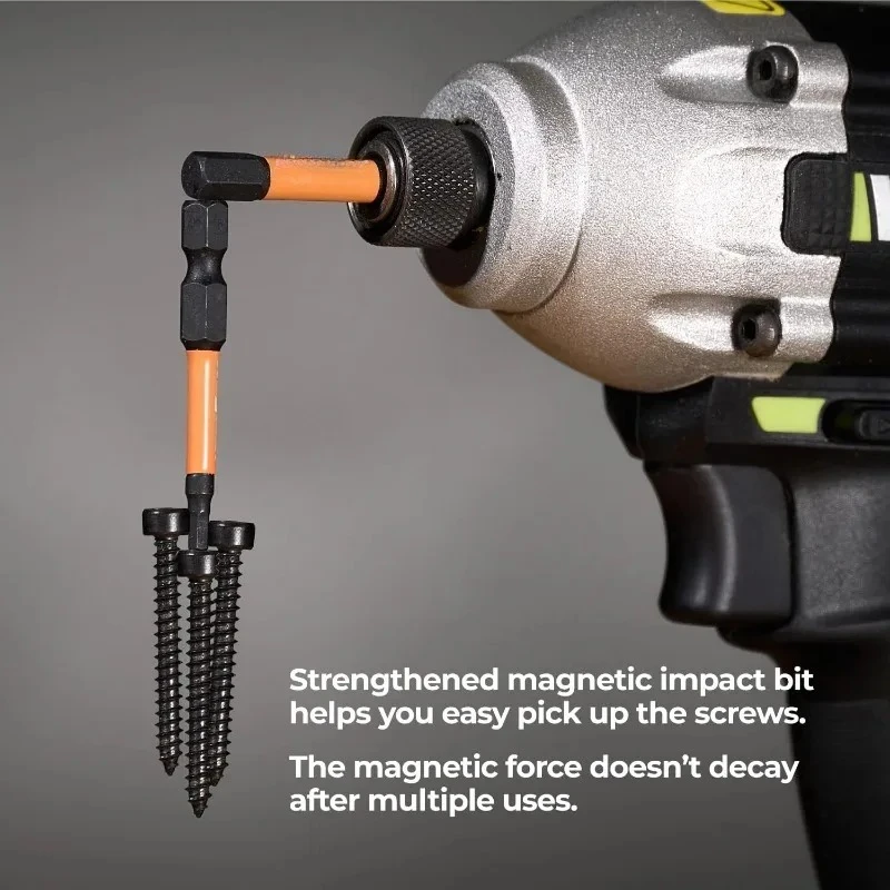 20/10PCS Magnetic Allen Wrench Drill Bit Long Impact Hex Head Screwdriver Bit Set 1/4 Inch Torx Hex-Shank Driver Bits Set
