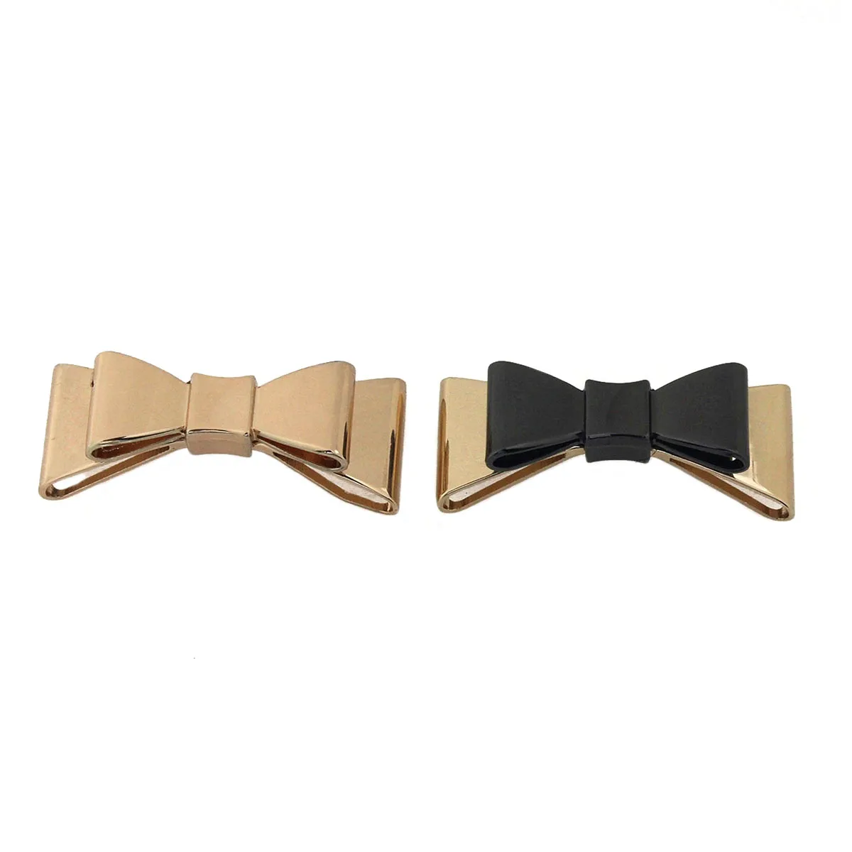 2pcs Metal Bowknot Buckle New Style Special Shoes Clip Clasp for Handbag Bag Garments Hardware Closure Bag Parts Accessories