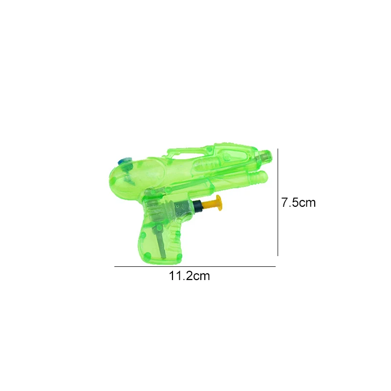 2/5/10pcs Plastic Mini Water Guns Children Toy for Outdoor Beach Summer Outdoors Swimming Pool Transparent Squirt Water Guns TMZ
