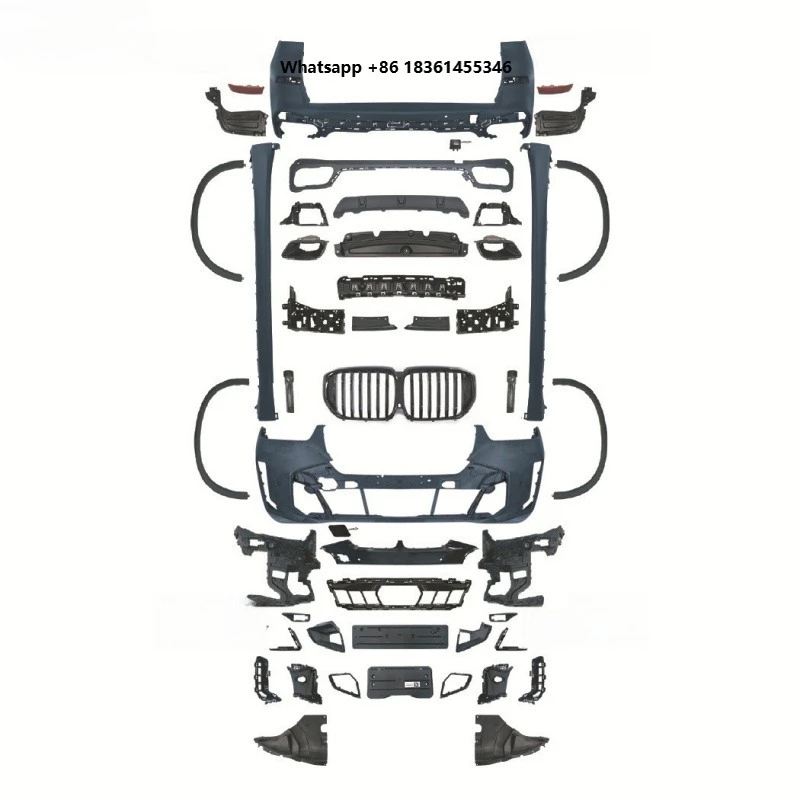 For 19-22 X5 G05 Early to New X5M/MT Late Model Front and Rear Bumpers Headlights Taillights Body Kit Suitable