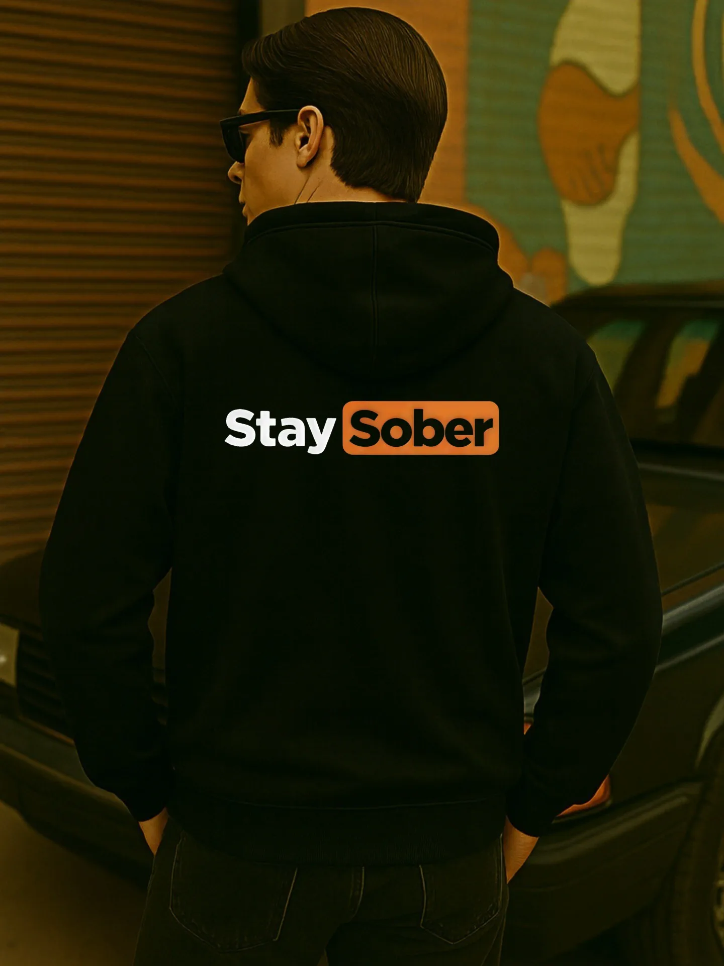 هوديي جرافيك للرجال، سماعة رأس - بلوفر بغطاء للرأس مطبوع، نمط كاجوال، قماش ناعم، للارتداء اليومي، للشباب #2