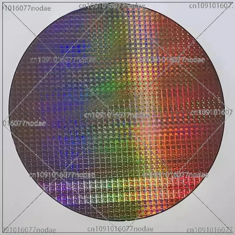 12 8 Inch CPU Wafer Science and Technology Pendulum Piece Birthday Gift Photoetching Circuit Chip Semiconductor Silicon Wafer