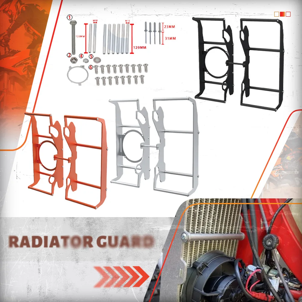 

Motorcycles For Husqvarna GasGas EXC 2T 4T 2020 2021 2022 2023 2024 Radiator Protective Cover Grill Guard Grille Protector