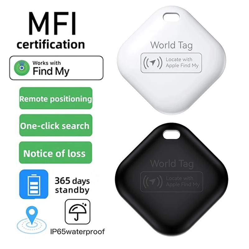 Smart Bluetooth GPS Tracker Locator Work with Find My APP ITag Anti Lost Reminder Device MFI Locator Car Key Pet Kids Finder