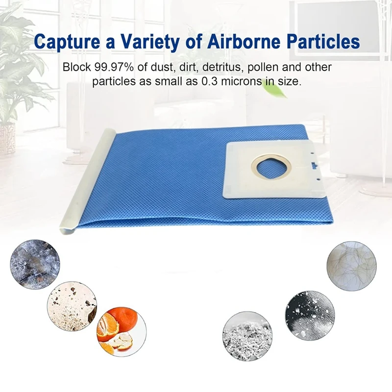 AB43-пылесборник для Samsung DJ69-00420B, запасные части для пылесоса, большой емкости, синий многоразовый мешок для пыли, швейный мешок