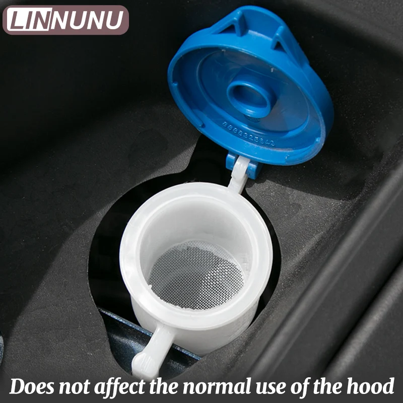 LINNUNU Car Water Filter Screen Wiper Glass Water Filler Funnel Fit for Geely KX11 Monjaro Manjaro XingyueL Modified Accessories