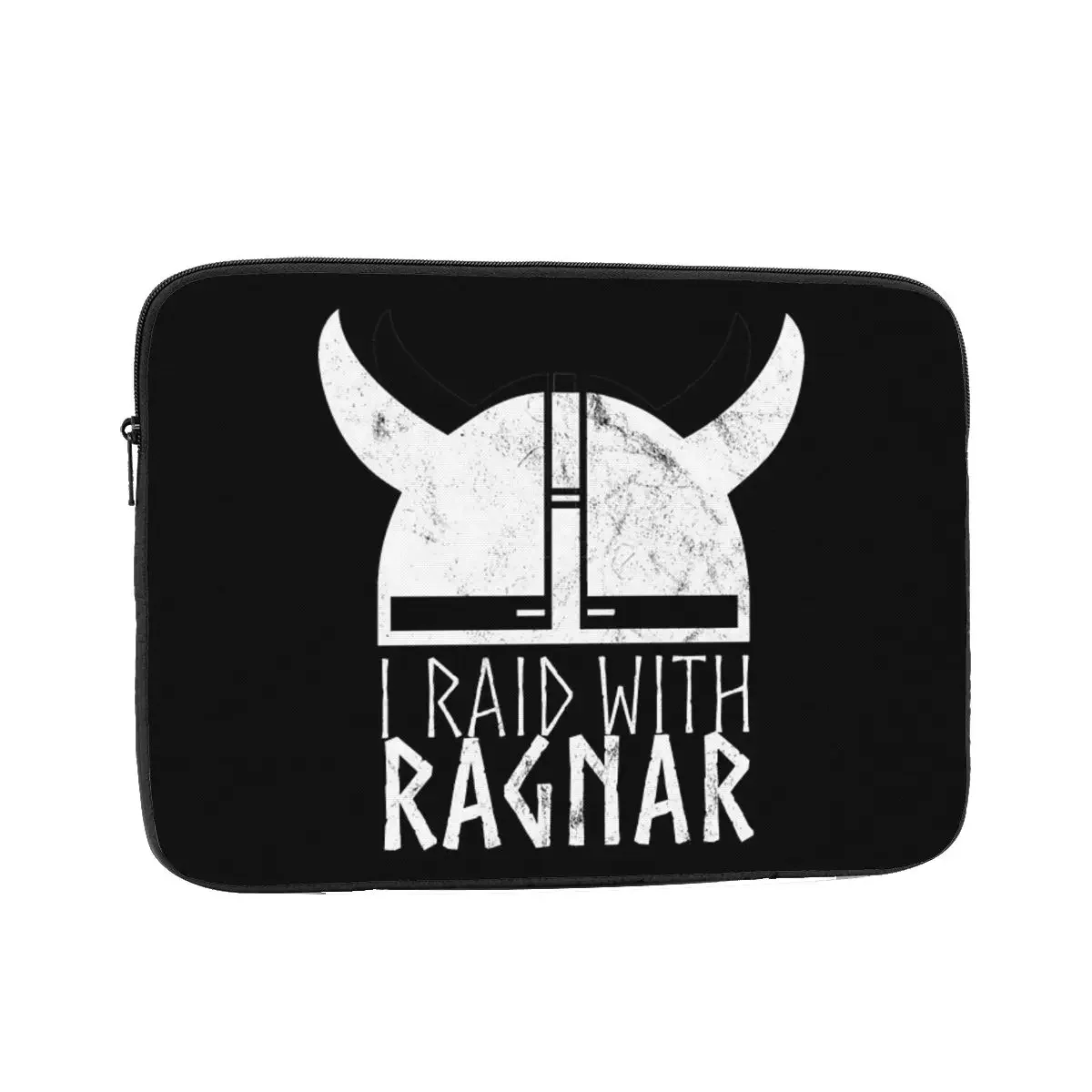 American Viking Apparel I Raid With Ragnar Helmet Notebook Laptop Bag Case Pouch 10 12 13 15 17 Inch Tablet Shockproof Case Bag