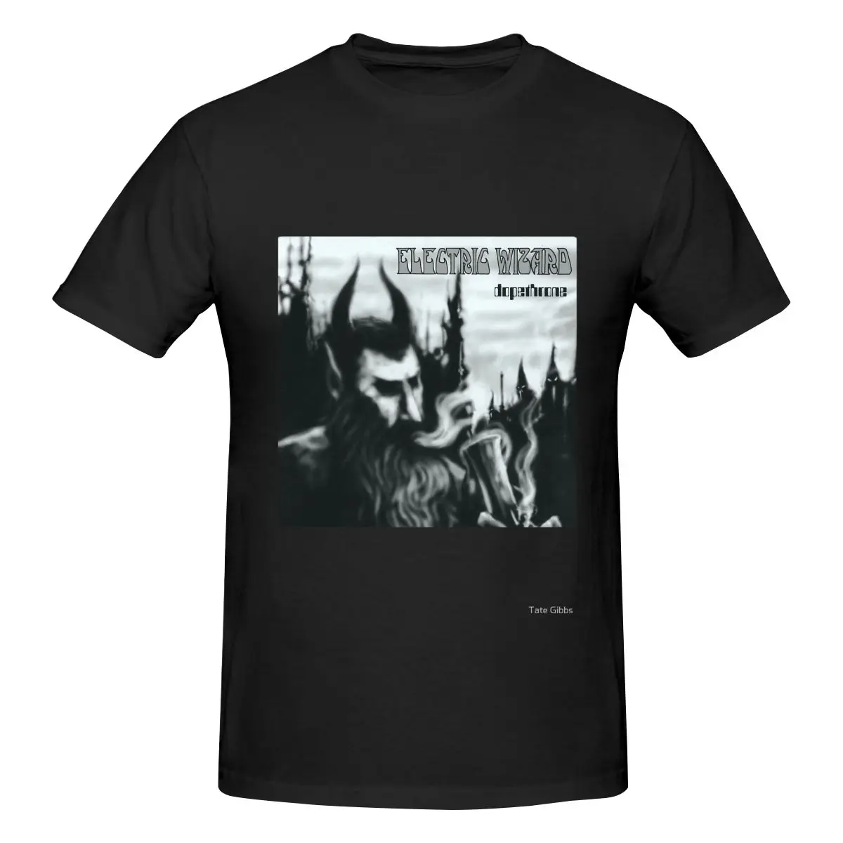 Funny Electric Wizard Dopethrone Classic Men's T-shirt Printed Tops are loose and slim fit Women's T-shirts