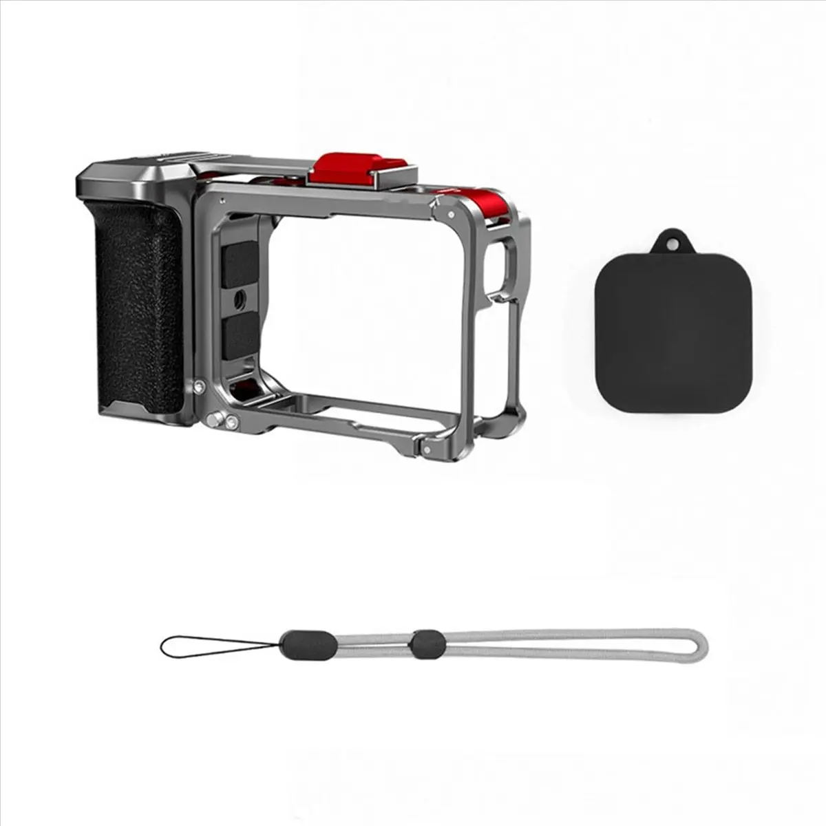 A14M Camera Xplorer Grip Holder for Pro 2/1 Aluminum Frame Cage Camera Extension Bracket with Shutter Button