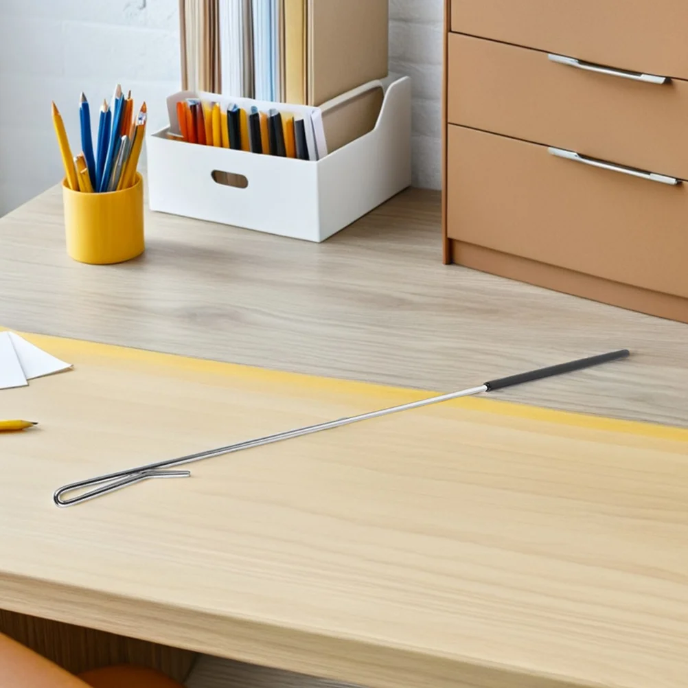 2 stuks metalen marionet handstokcontrolestang voor verbeterd realalisme in marionettheater rekwisieten en educatieve activiteiten zilver