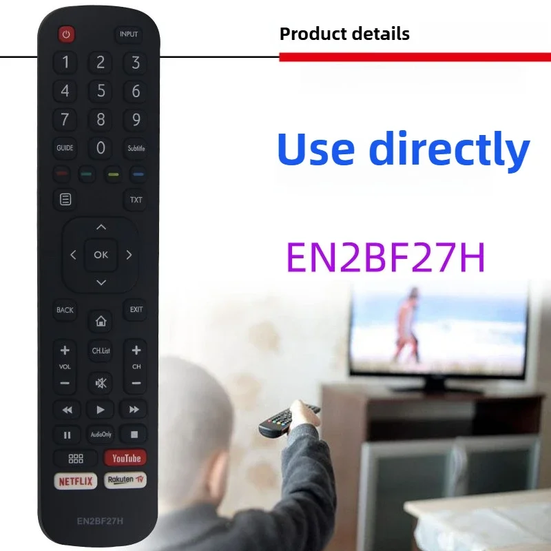 

Universal Smart Remote Control EN2BF27H for Hisense LED LCD Smart 4K TV H50AE6030 H50A6140 H58AE6000 H55AE6000 H43A6140 H43AE603