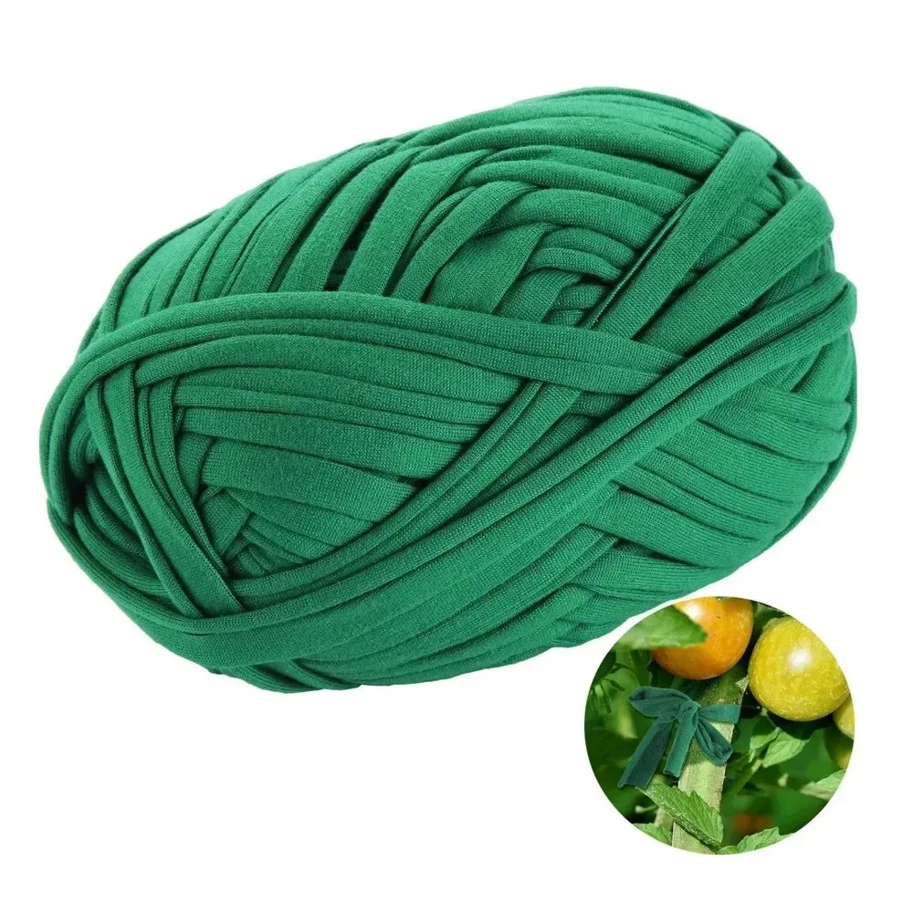 1pcs Green Garden Cloth Strip Plant Tie Soft Stretch Plant Support Rope Reusable Garden Twine for Tomato Vegetable Flower Vine F