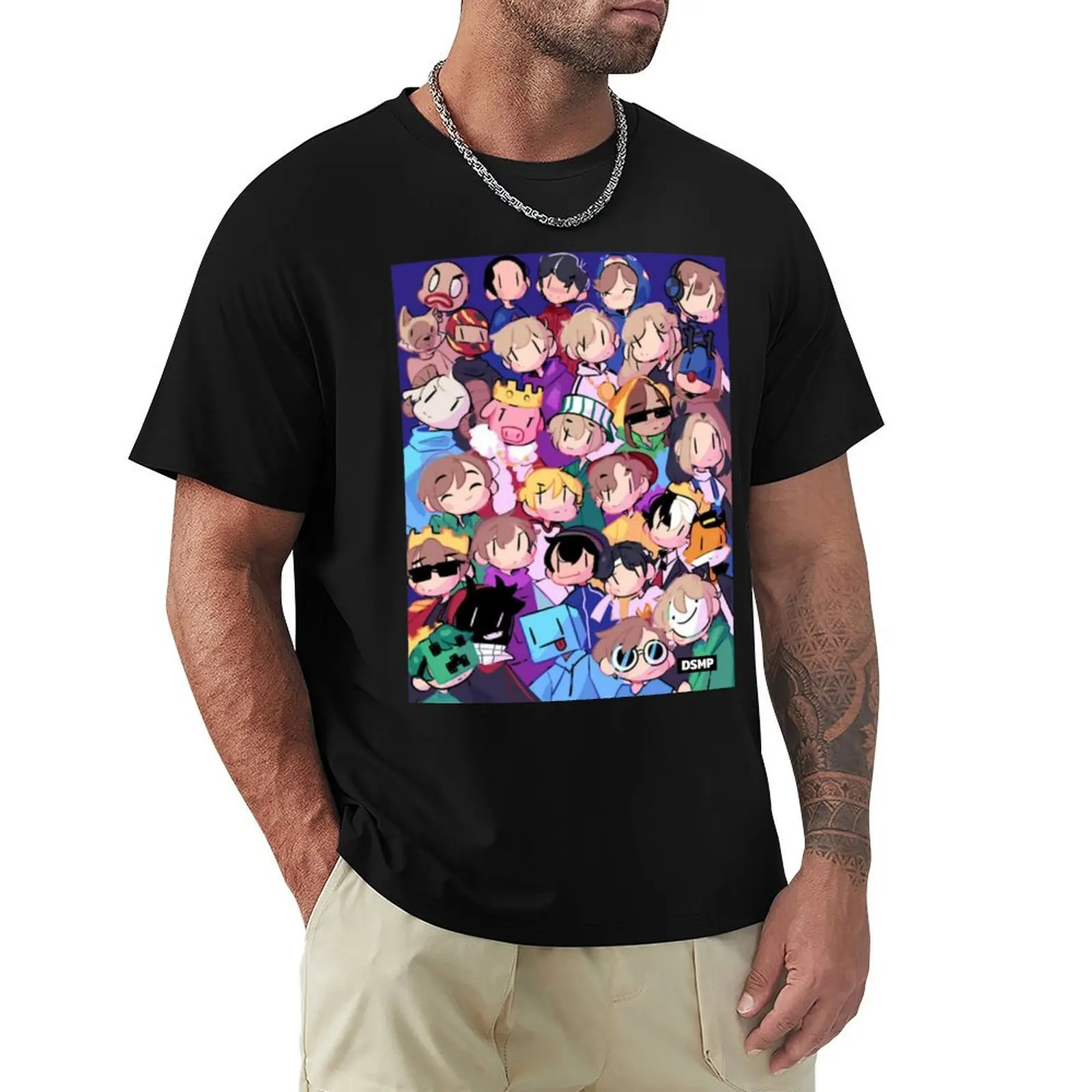 

DSMP T-Shirt anime tshirt oversized mens big and tall t shirts