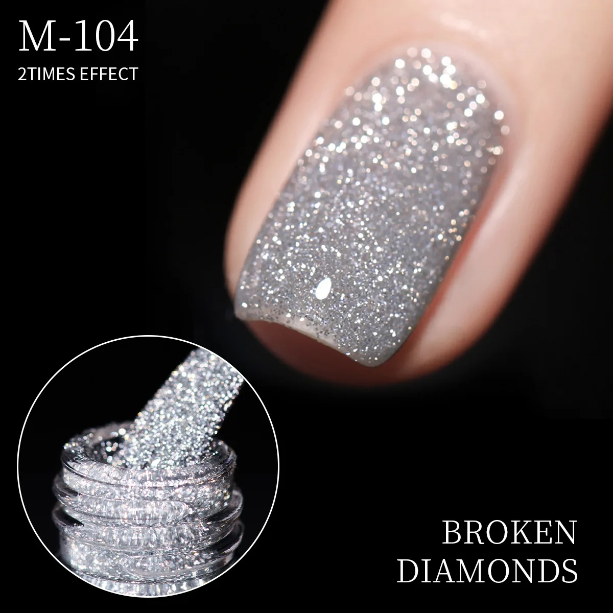 2025 Internet celebrity explosion burgundy Maillard flash diamond nail polish glue nail shop special popular color