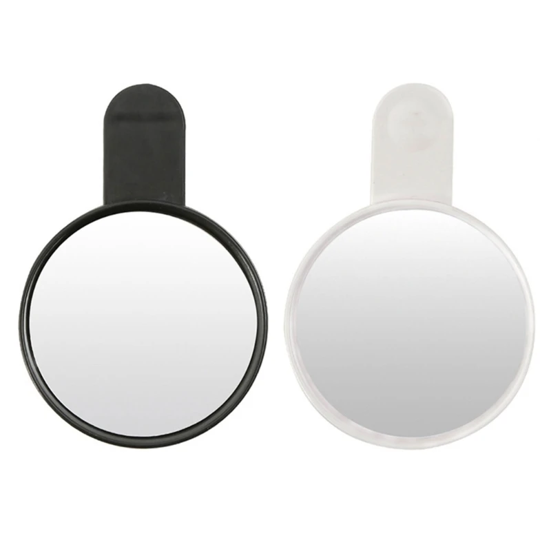 D84F Portable Phone Selfie Mirror With Cleaning Cloth For Rear Camera Photography