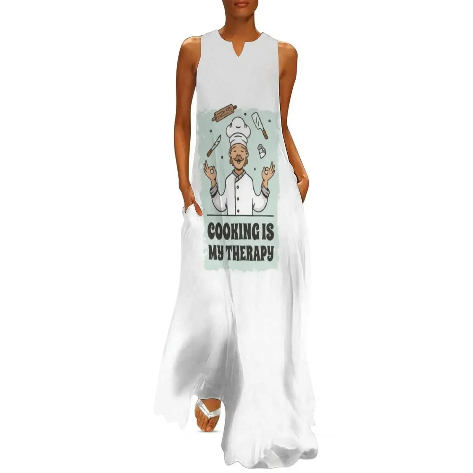 

Cooking is my therapy Long Dress bandage dress Long dress woman dresses for prom