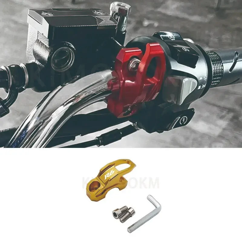 

Motorcycle Brake Master Cylinder Bracket Bag Luggage Clamp Holder Helmet Hook For Yamaha YZFR6 YZF R6 R6S 1999-2015 2005 2007