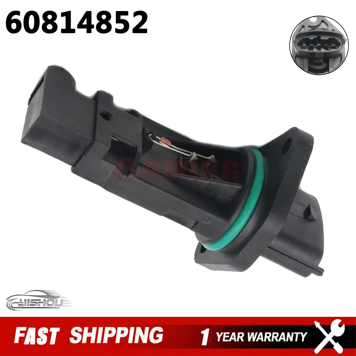 

60814852 Car MAF Mass Air Flow Meter Sensor For Fiat Brava Coupe Marea Alfa Romeo 0280218019 F00C2G203 46447503 New