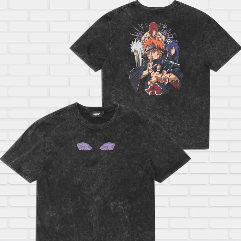 

Футболка унисекс 2026 Uzumaki Banushi No Kamado Naruto в стиле Y2K - комфортная, дышащая, высококачественная, с эффектом потертости, в стиле Ins