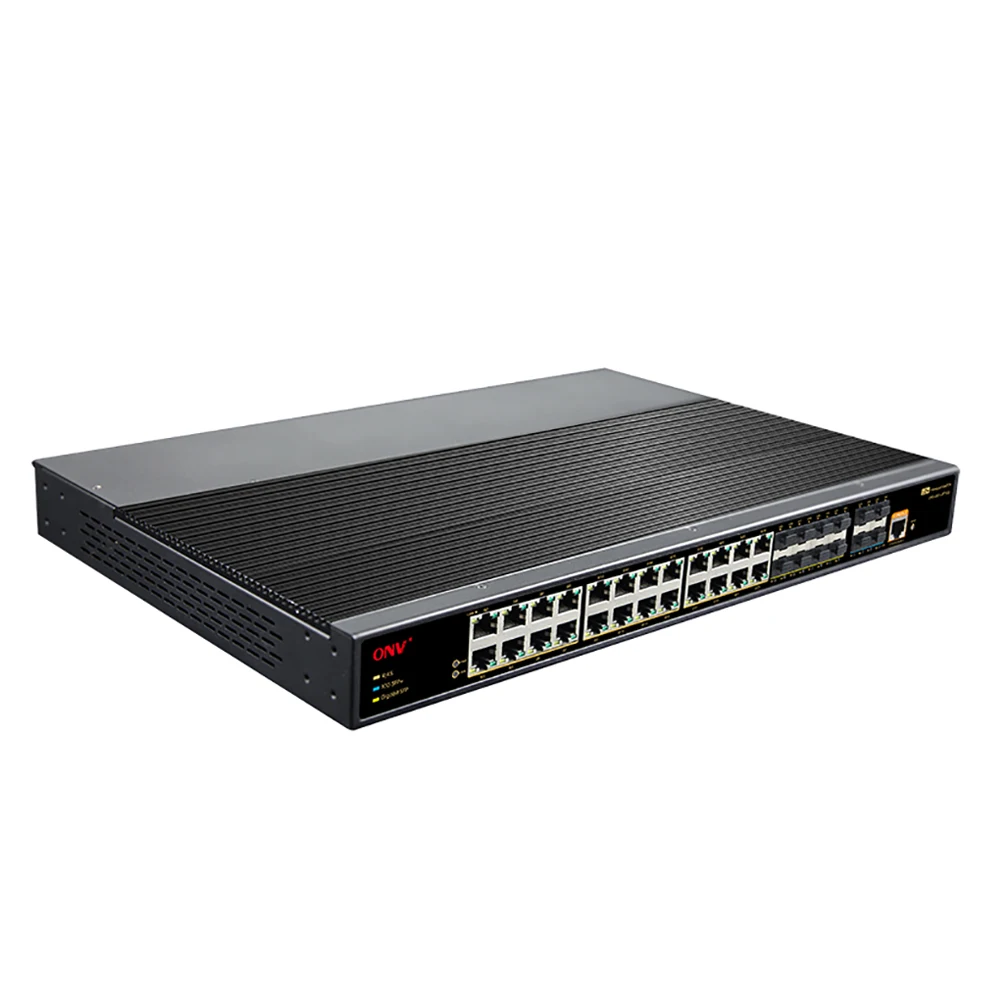 OEM Wholesaler 10/100/1000M 36-port 10G Uplink Managed Industrial Ethernet Switch IPS58036FM