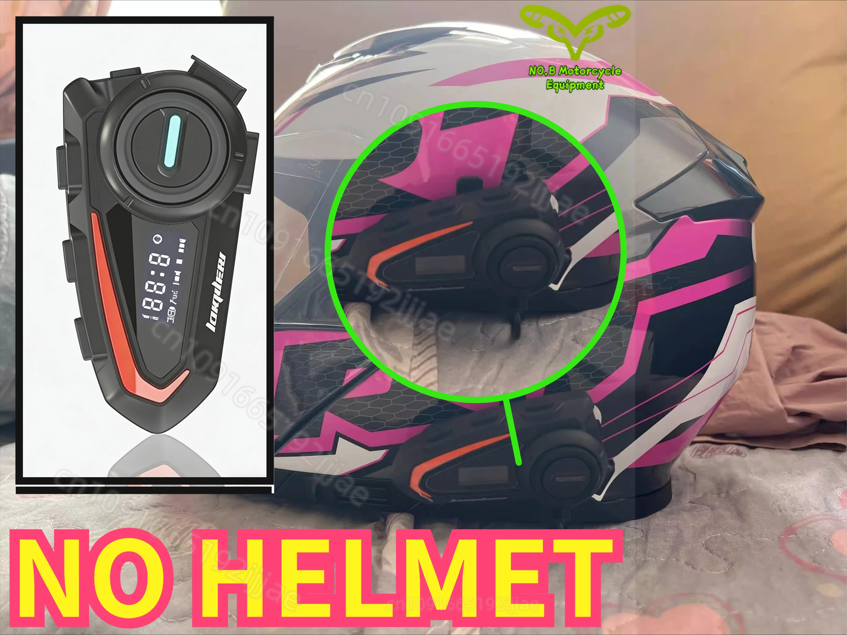 

Helmet bluetooth headset motorcycle bluetooth headset with screen full helmet long battery life wireless waterproof headset