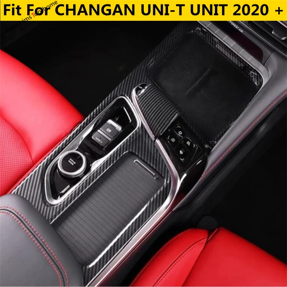 

Gear Shift Head Knob Cover Trim/Stalls Gear Shift Box Frame Cover Trim Fit For CHANGAN UNI-T UNIT 2020 - 2024 Car Accessories