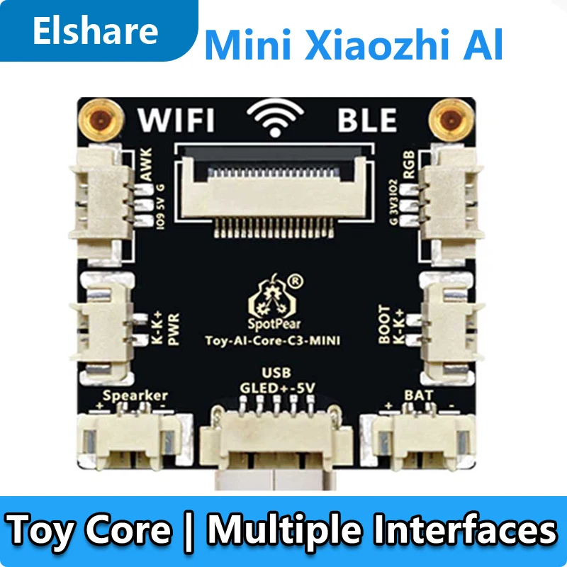 

ESP32 C3 Voice Robot Mini Development Board AI DeepSeek Toy Doll Core 1.28 inch 1.54inch LCD AI DeepSeek