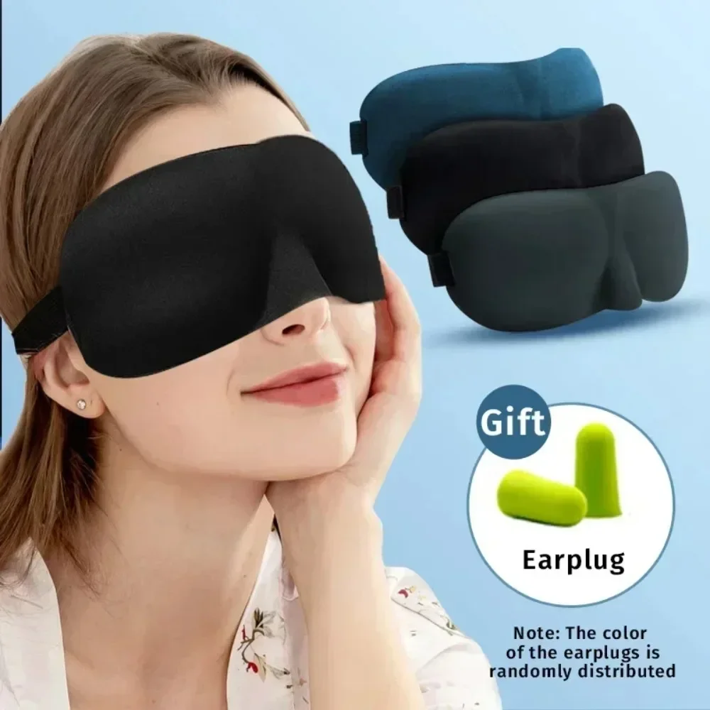 

3D Eye Masks for Light Shading and Sleeping Fits The Face and Nose Bridge Eye Masks Are Opaque, Light and Breathable