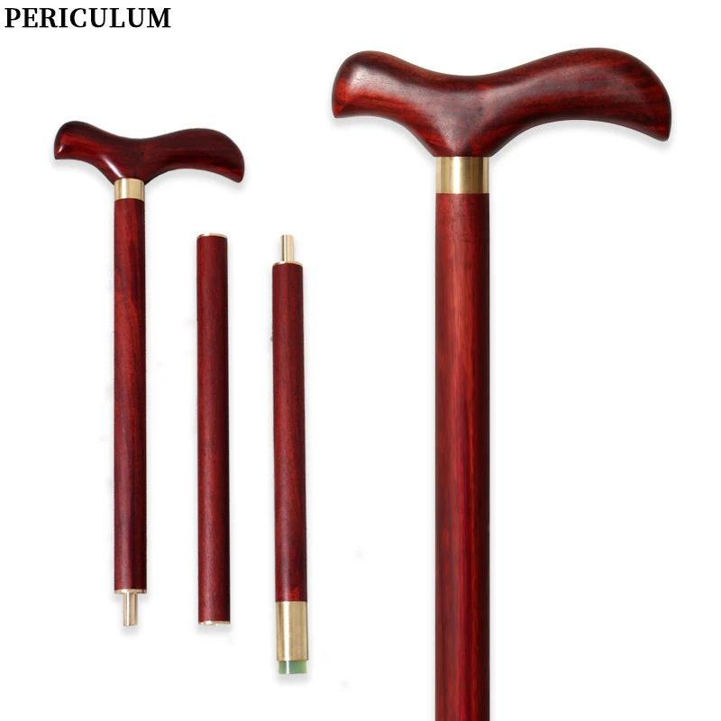 Luxury Red Bird Shaped Handle African Wooden Walking Stick Slim Fashionable 2.2cm Diameter Elegant Men's And Women's Canes