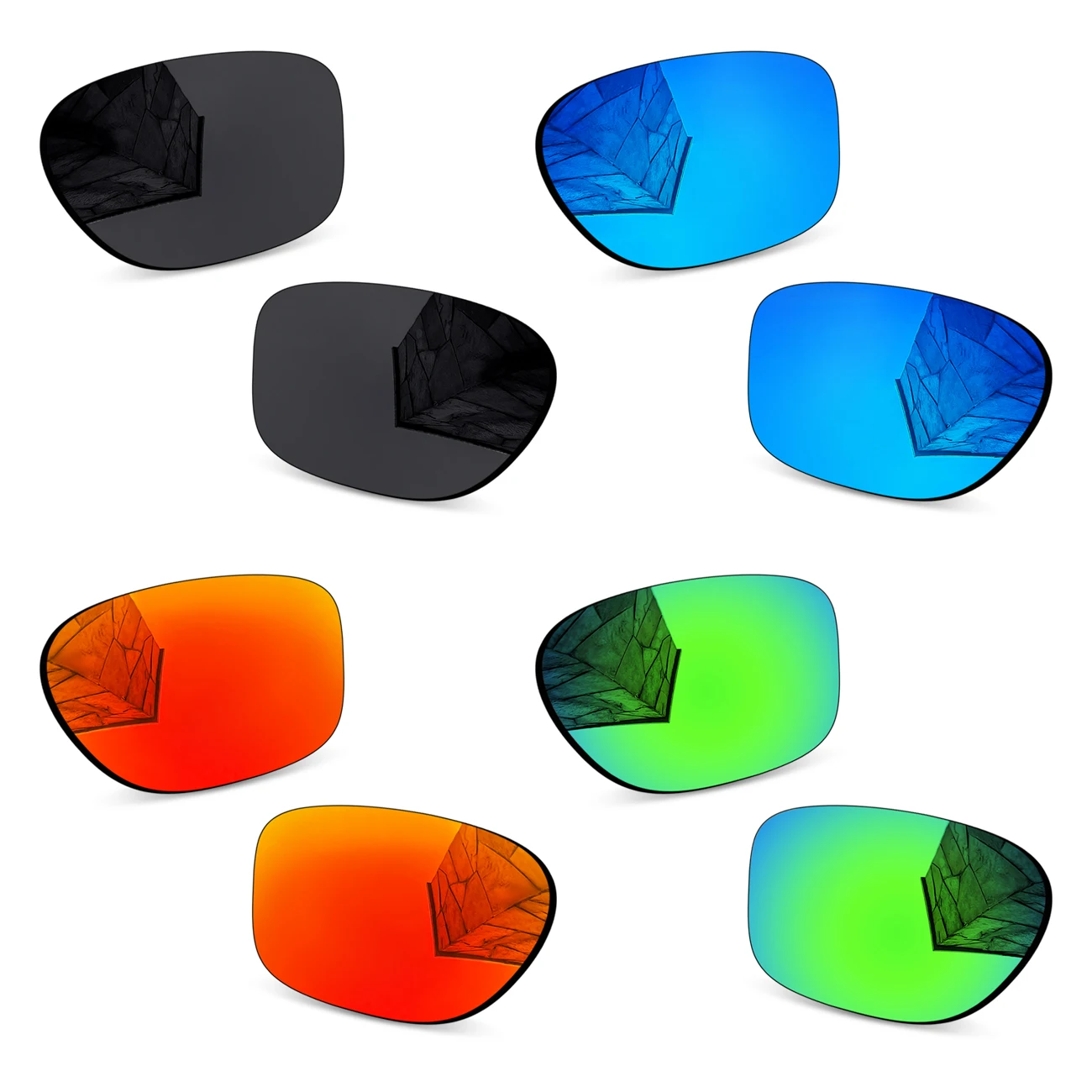 

Сменные поляризационные линзы толщиной 1,5 мм для солнцезащитных очков RB4179 62 мм - ударопрочный материал