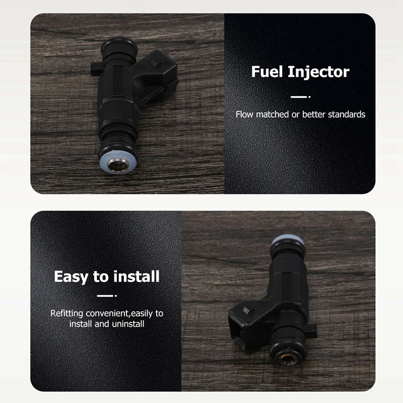 4Pcs Fuel Injector Car Accessories For GOLF SAVERIO SPACEFOX VOYAGE CROSSFOX 1.6T 0280156403 032906031R