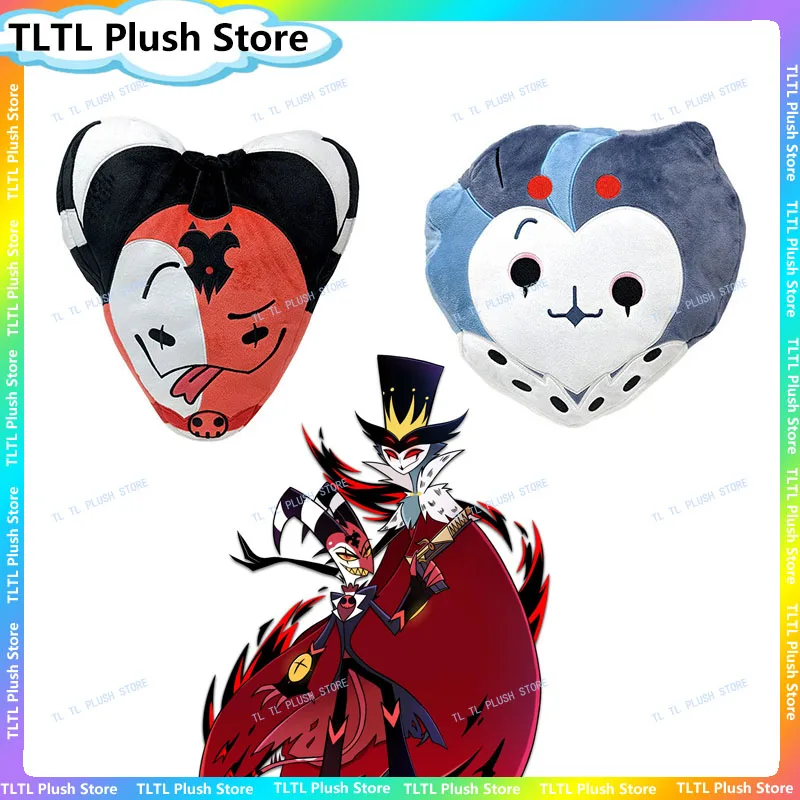 

Высококачественная плюшевая игрушка Helluva Boss Stolas Blitzo в форме сердца, мягкая набивная кукла, анимационный персонаж, декор для фанатов аниме