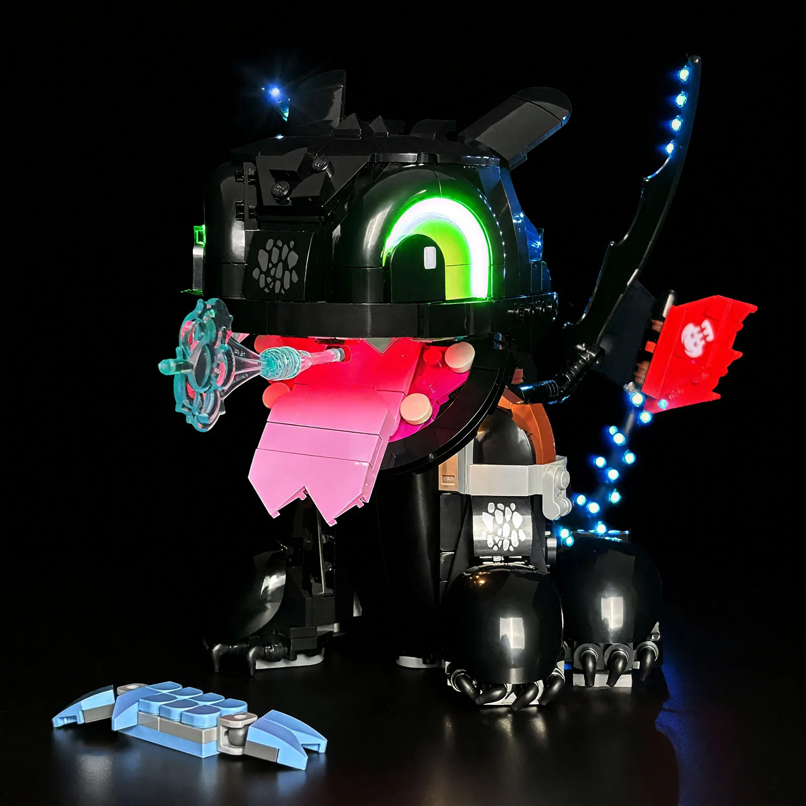 

LYBMTWF LED Lighting Kit Compatible with Lego 10375 How to Train Your Dragon Toothless Model (NOT Include The Model Bricks)