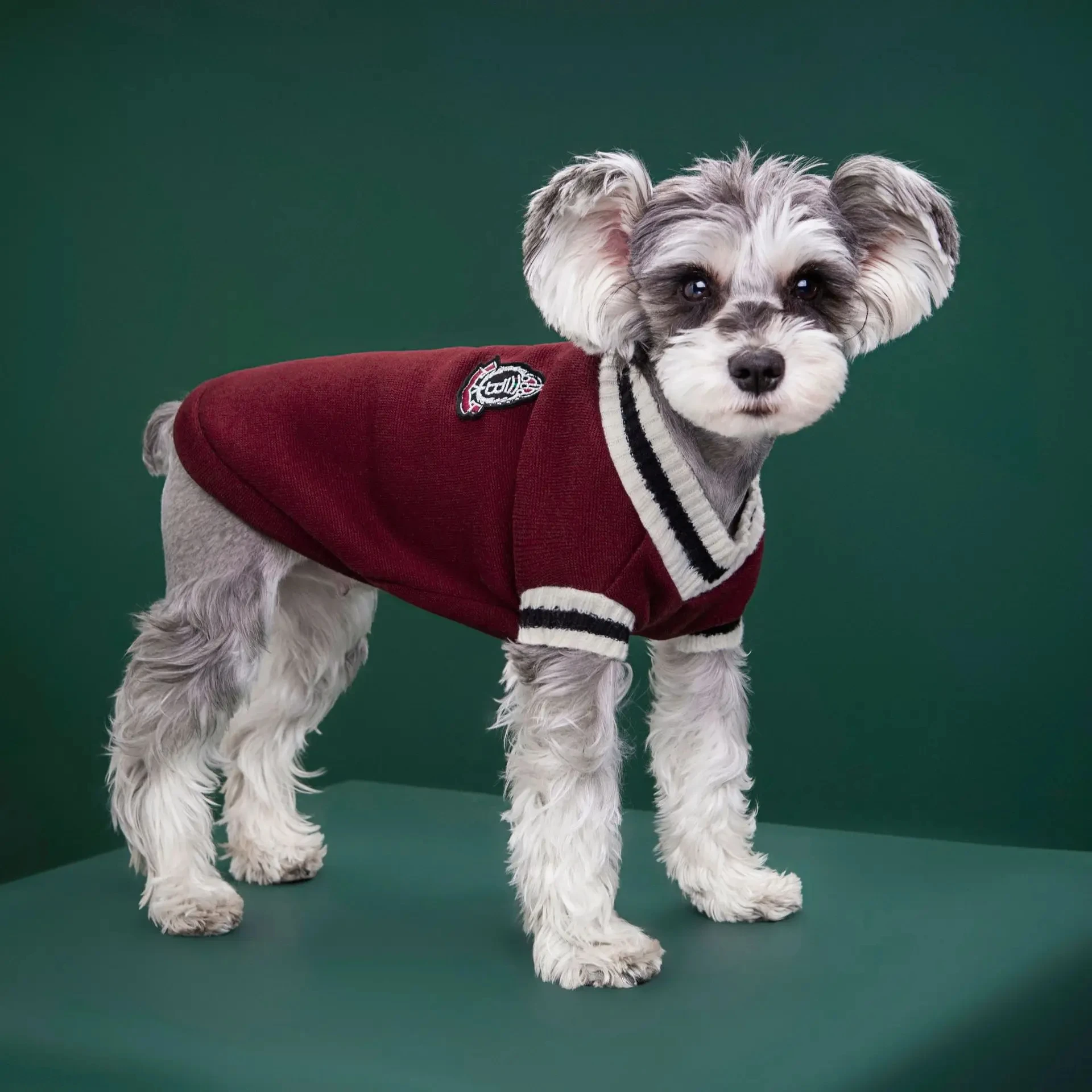 

Pet Cat Solid Costume Autumn Winter Christmas Sweater For Small Dogs Kitten Pullover Puppy Vest Clothes Kitty Jacket Outfits