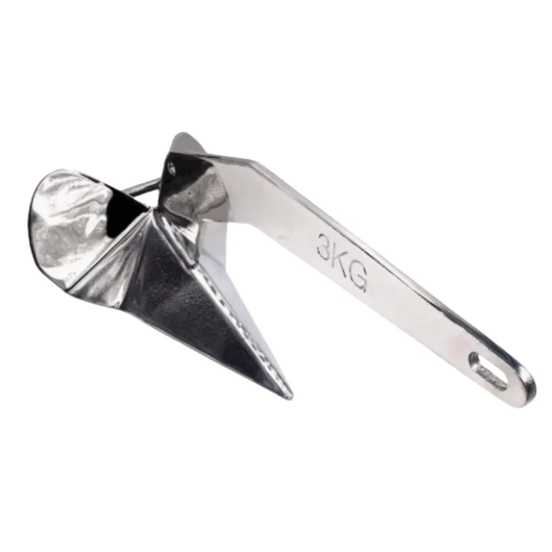 Accessories 316 Stainless Steel Triangle Anchor Boat Fishing Boat Assault Boat Marine Hardware Accessories Delta Anchor