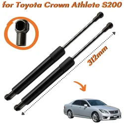 Qty(2) Carbon Fiber Trunk Struts for Toyota Crown Athlete S200 Sedan 2008-2012 64530-0W120 Rear Tailgate Lift Supports Shocks