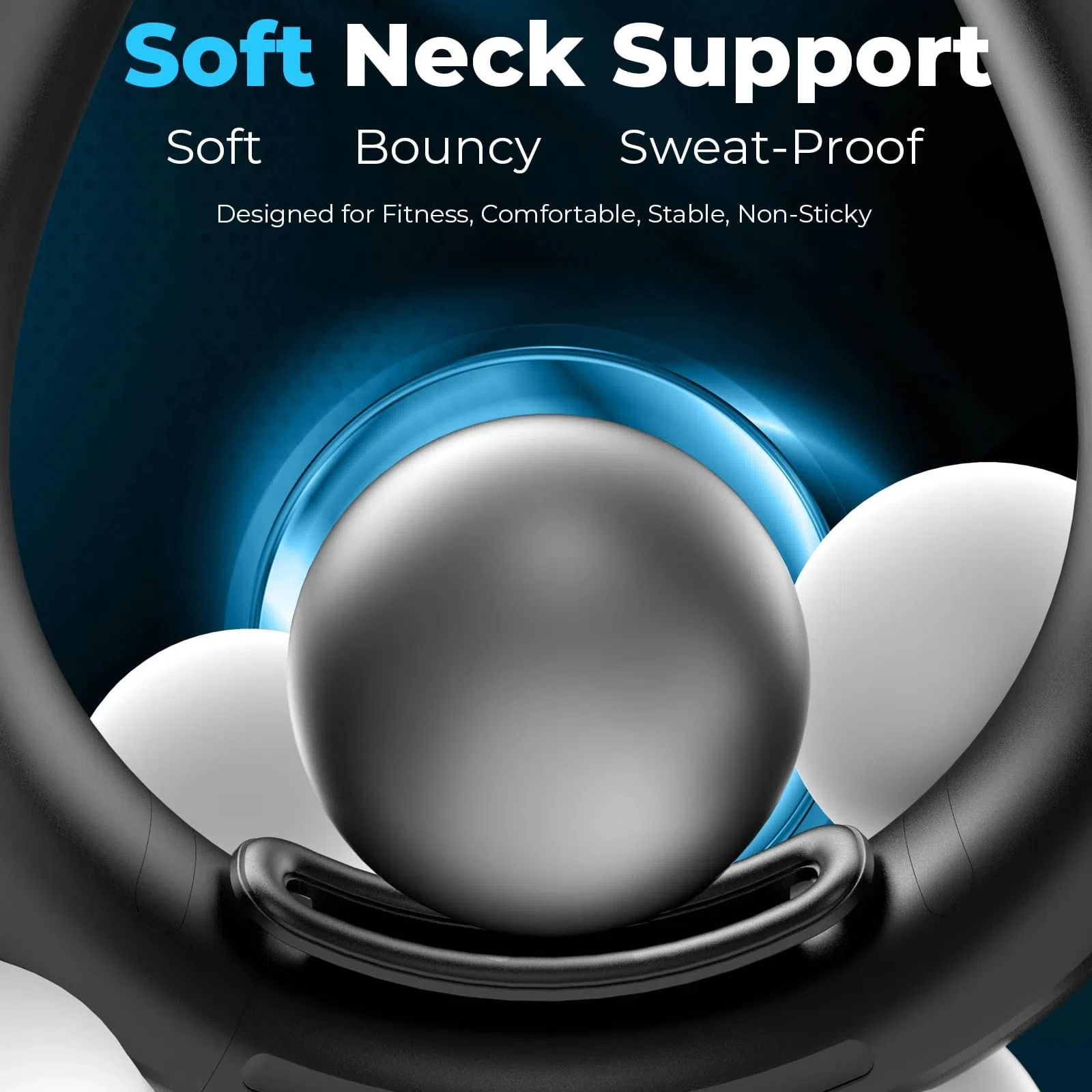 

4000mAh USB Rechargeable 360 ° Cooling Fan 3-speed LED Display Screen New Portable Neck Fan 4 Turbocharged Bladeless Neck Fans
