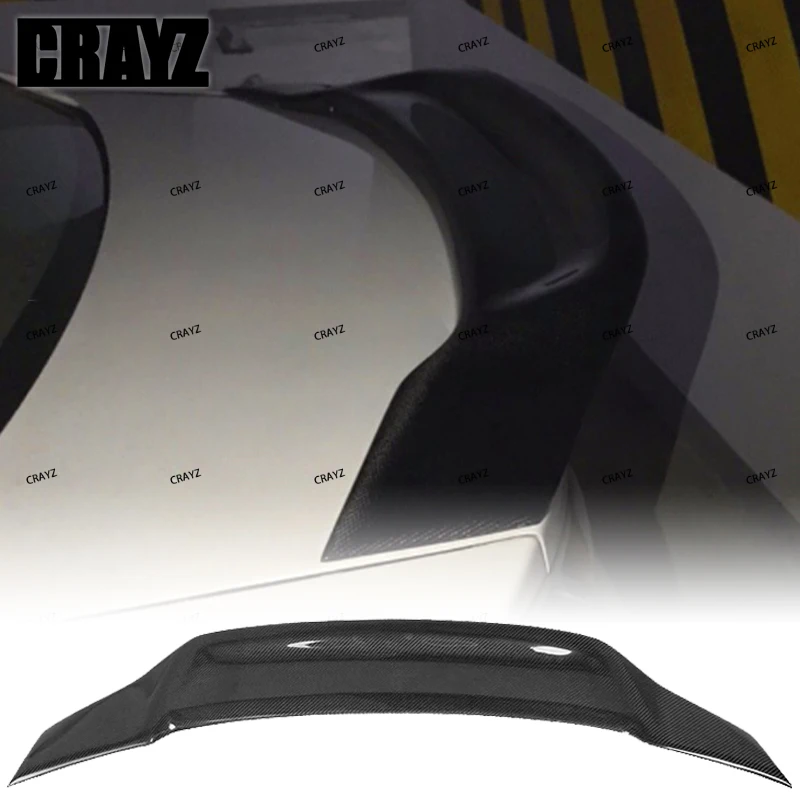 For Mitsubishi Lancer EX EVO Spoiler 2008 To 2016 High Quality Carbon Fibre/ABS Car Rear Trunk Cover Wings Spoiler Airfoil view 2